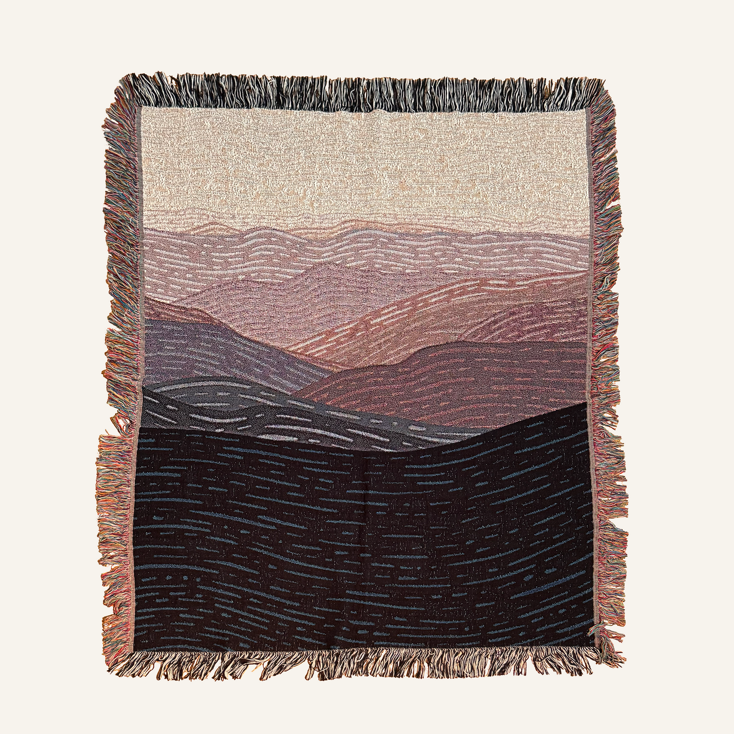 Mountains Woven Blanket