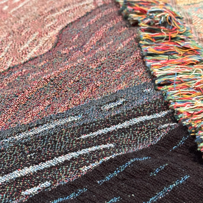 Mountains Woven Blanket