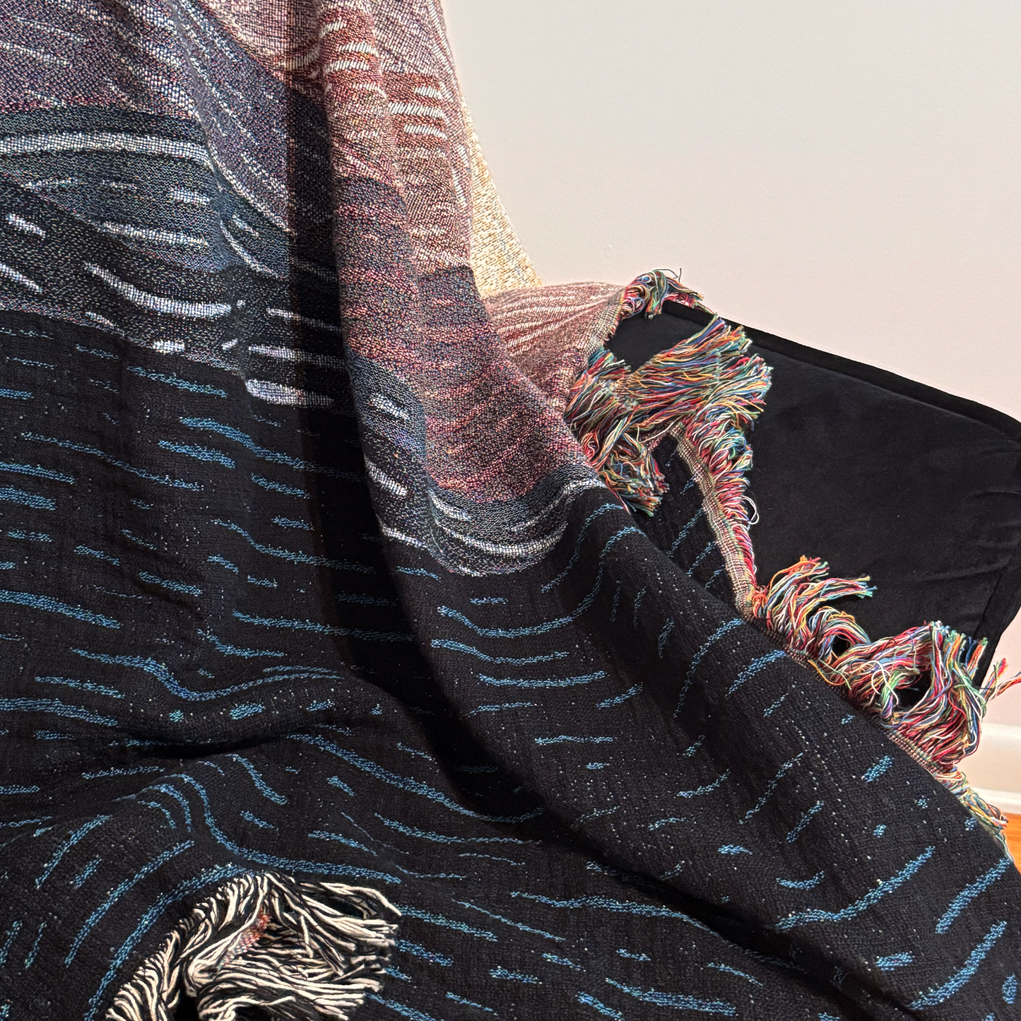 Mountains Woven Blanket