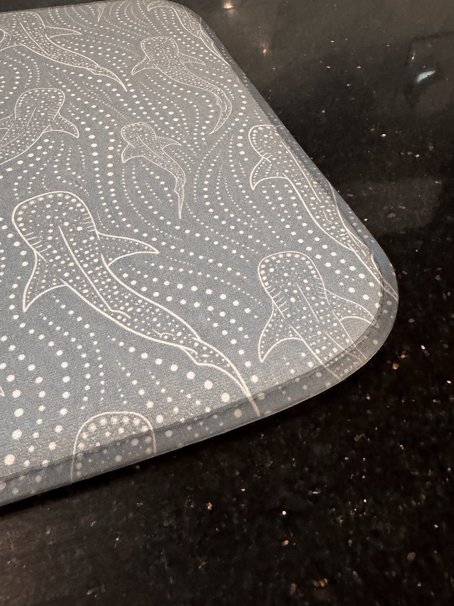 Whale Shark Microfiber Kitchen Dish Mat