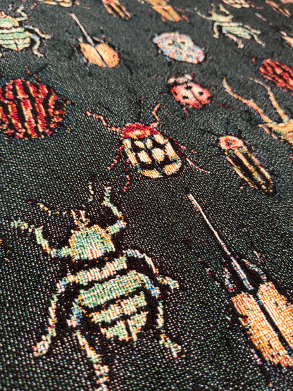 Beetle Woven Blanket Dark