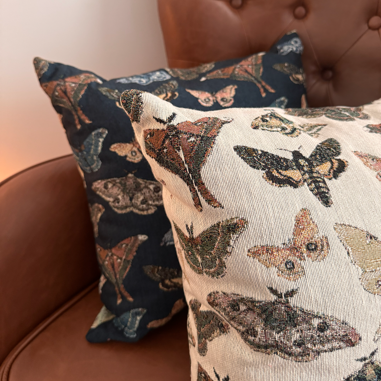 Moths Woven Pillow Light