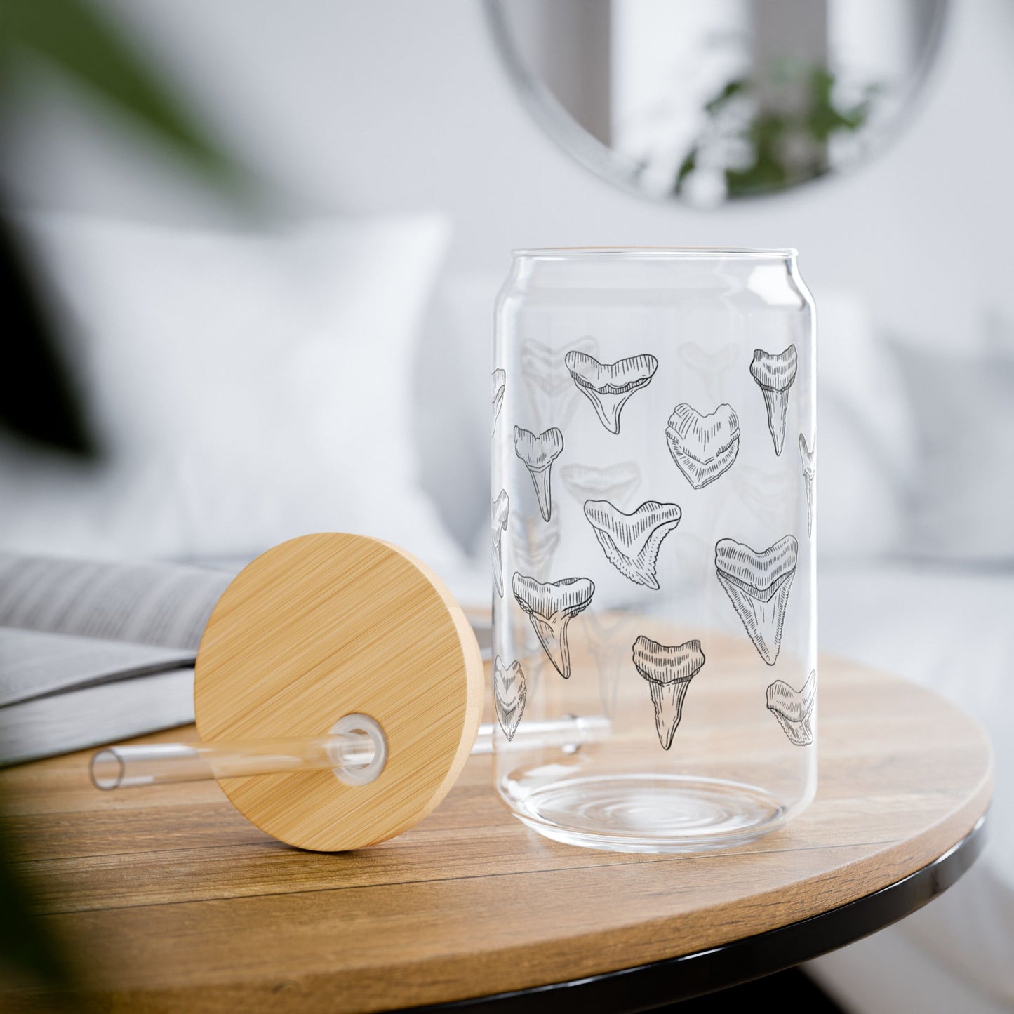 Sharks Teeth Glass Tumbler