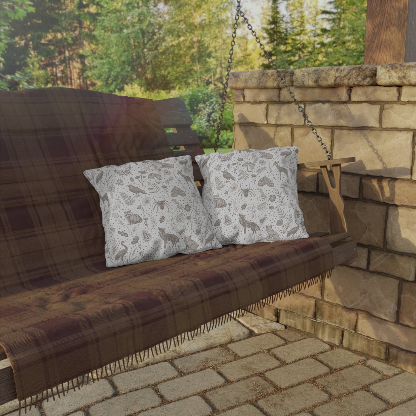 Woodland Outdoor Pillow