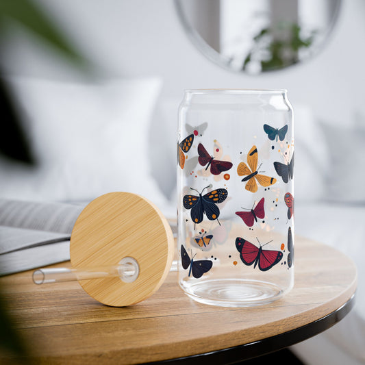 Butterfly Glass Tumbler