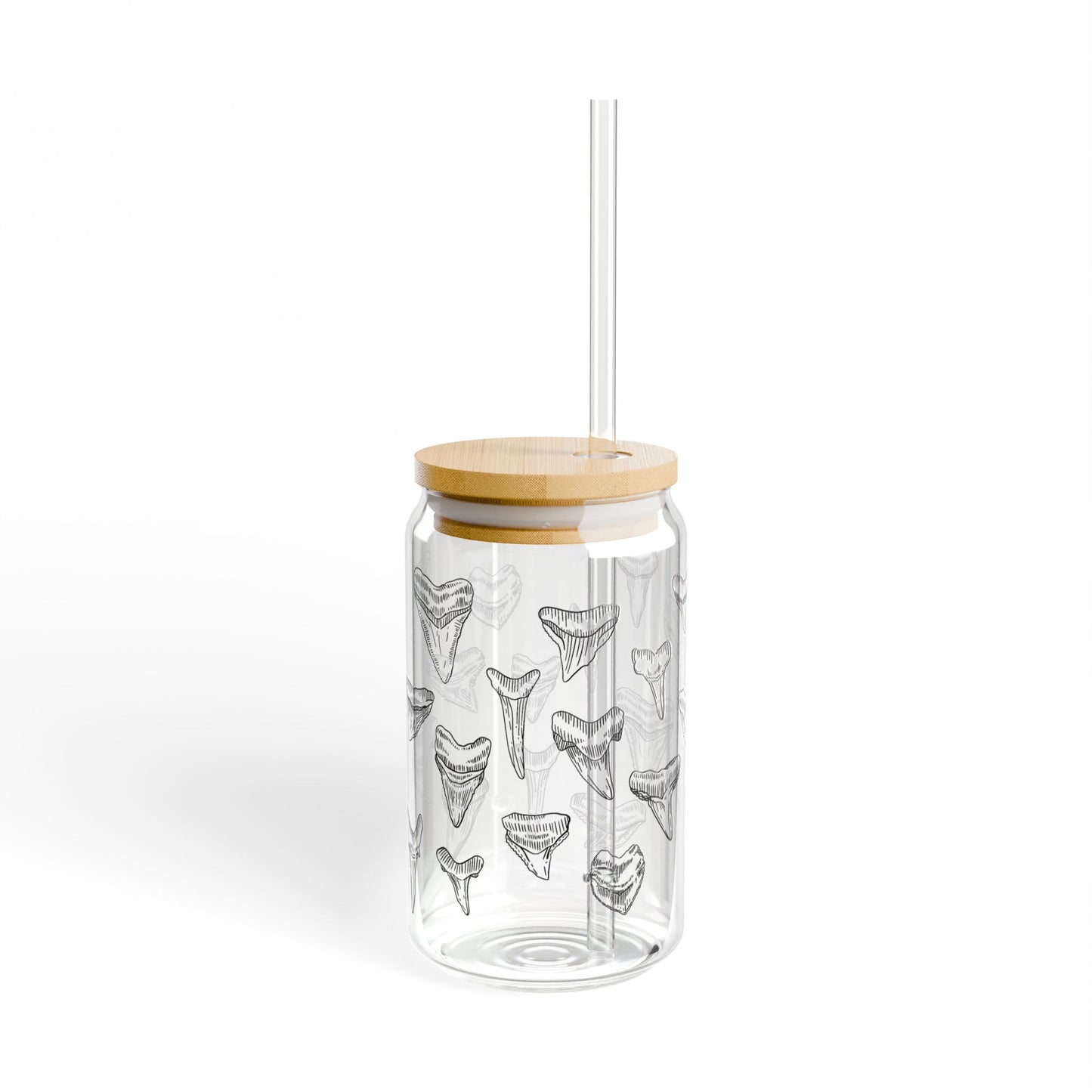 Sharks Teeth Glass Tumbler