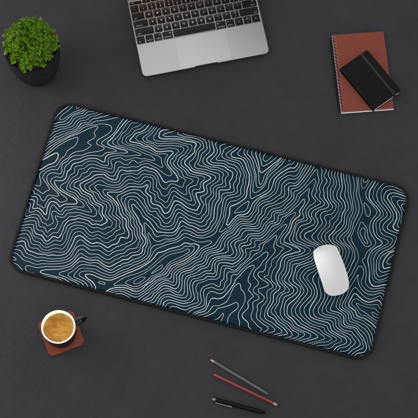 Topo Map Desk Mat - GSMNP