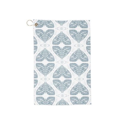 Blue Moth Golf Towel