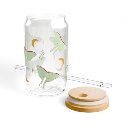 Luna Moth Glass Tumbler