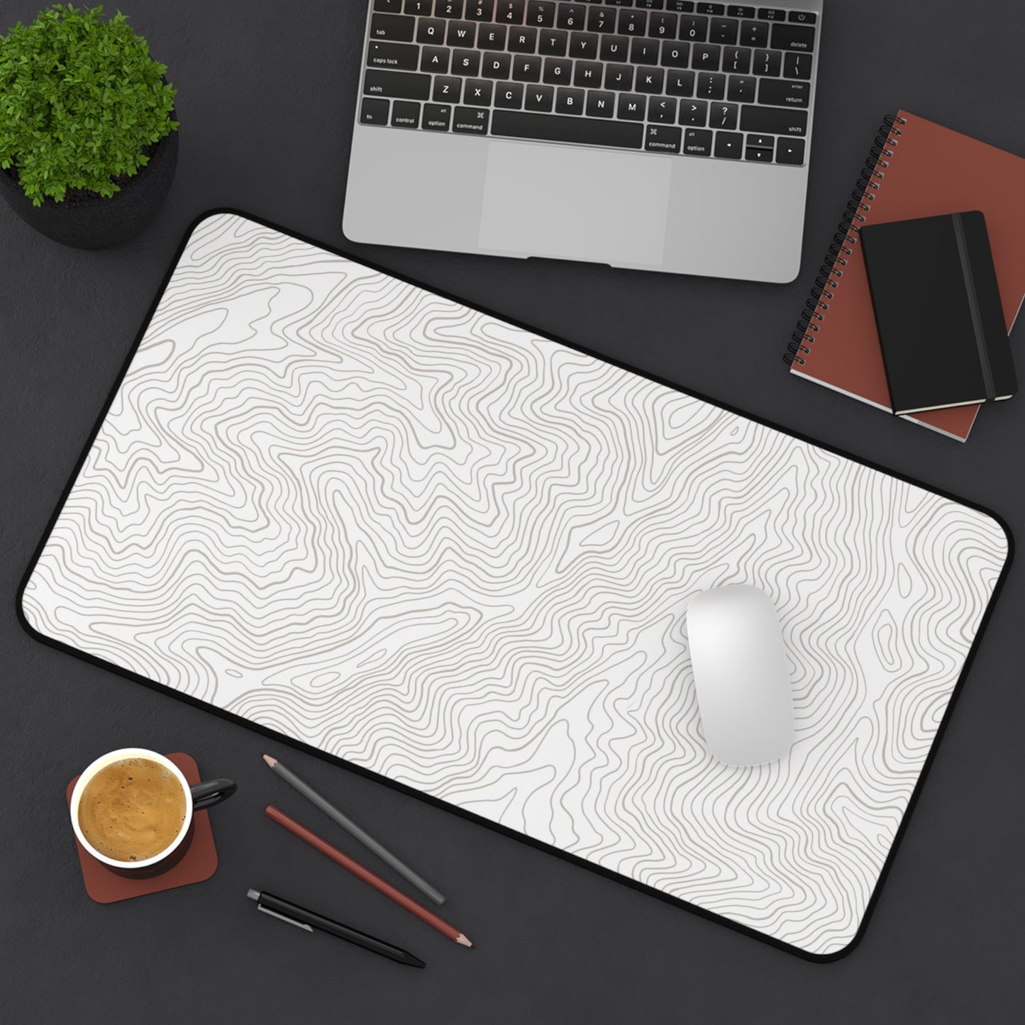 Topo Map Desk Mat - GSMNP