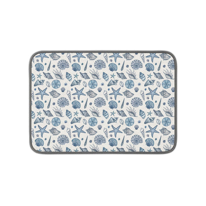 Seashell Microfiber Kitchen Dish Mat