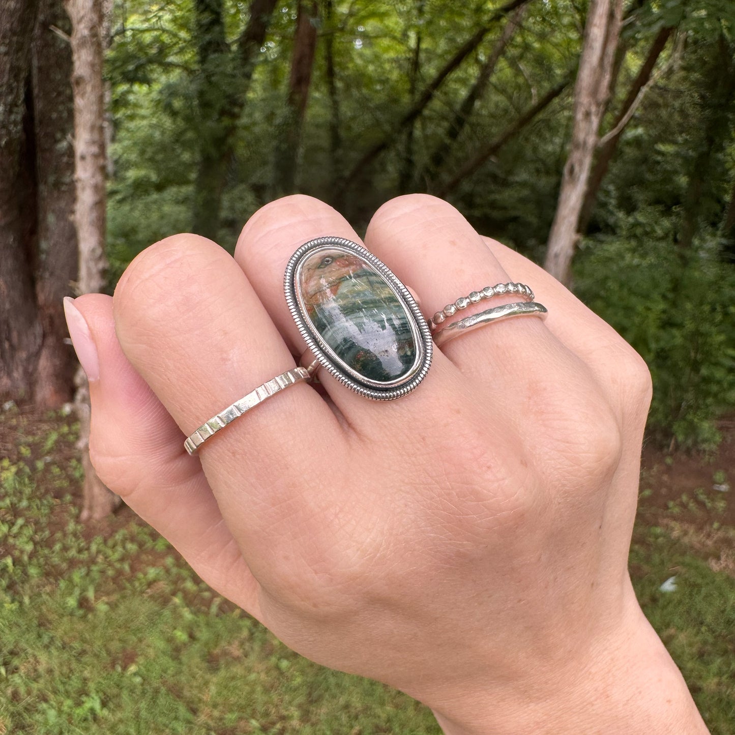 Larsonite Statement Ring