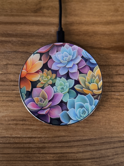 Succulent Wireless Phone Charger